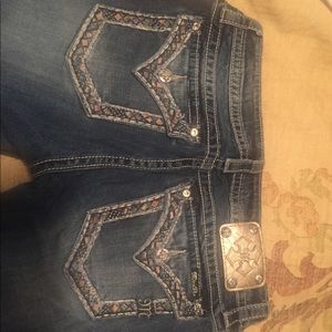 Miss Me Denim Capri Pants